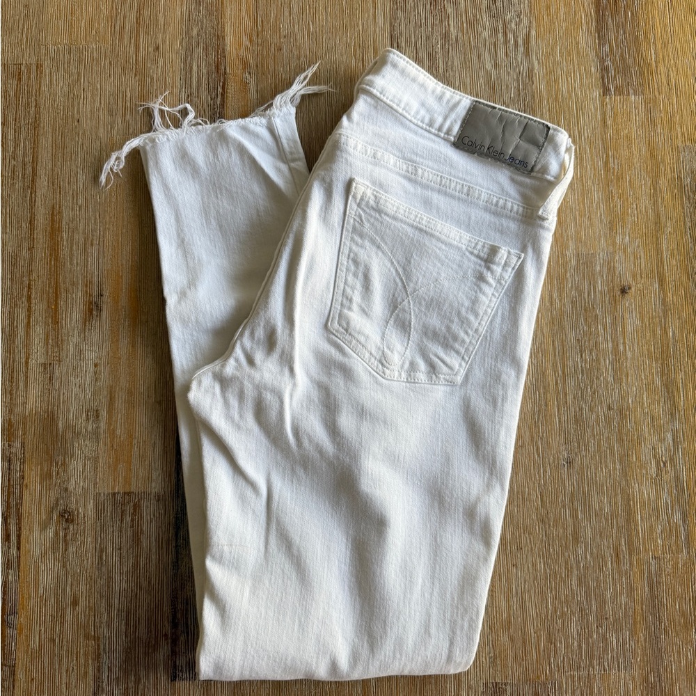 Calvin Klein ankle skinny jeans